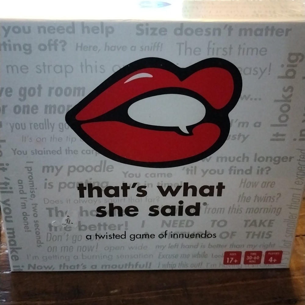 That's what she said a twisted game of inneundos